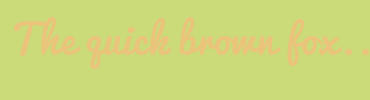 Image with Font Color EBC47C and Background Color CCDB79